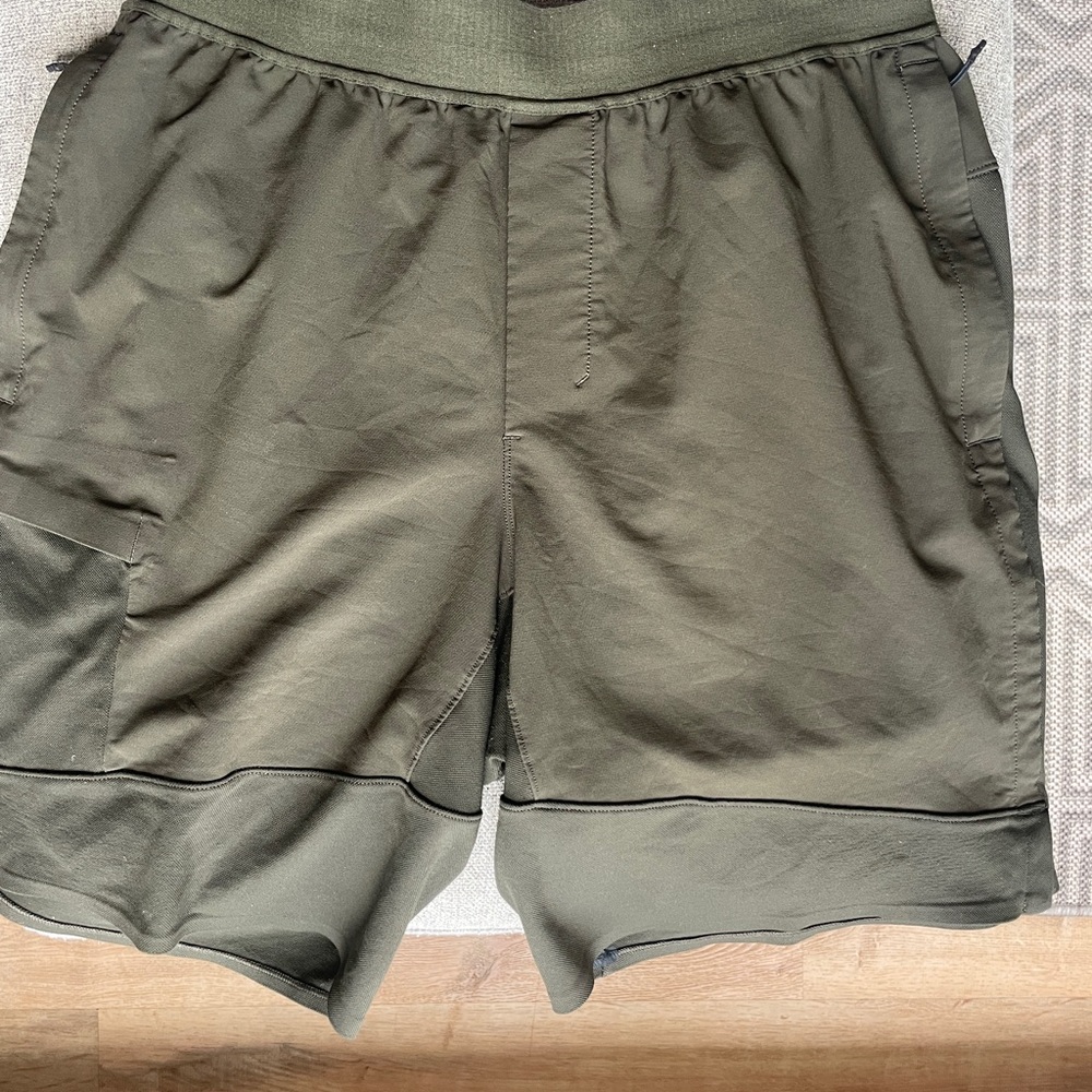 lululemon athletica Olive Green Performance Shorts - Men's